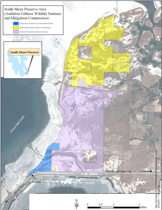 South Shore Ecological Reserve Map