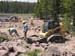 03-Brown Duck Lake Stabilization, crew gathers rock for gabions