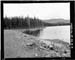 HAER photo of crest and upstream face of Dam, looking south, July 1985