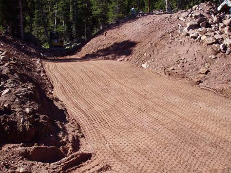 09-Deer Lake Stabilization, looking downstream through completed breach before riprap and rocks sills were placed