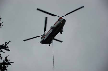 01-Helicopter flying equipment from Center Park to Kidney Lake