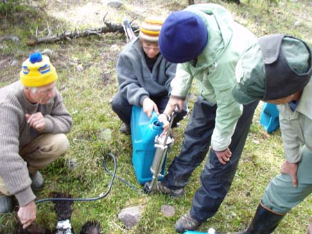 02-Kidney Lake Stabilization, instruction on proper use of water filtration equipment