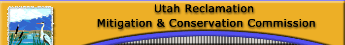 Utah Reclamation Mitigation Conservation Commission Page Header
