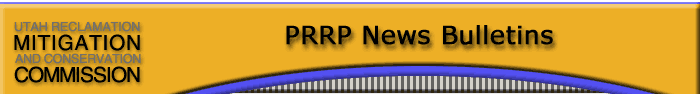 Provo River Restoration Project News Bulletin Page Header