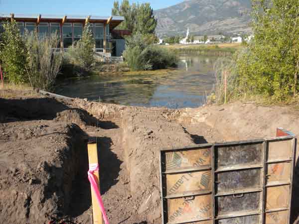 UBC wetlands boardwalk construction