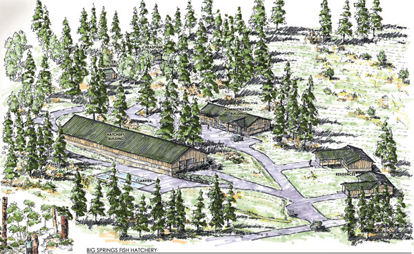big springs tribal hatchery design