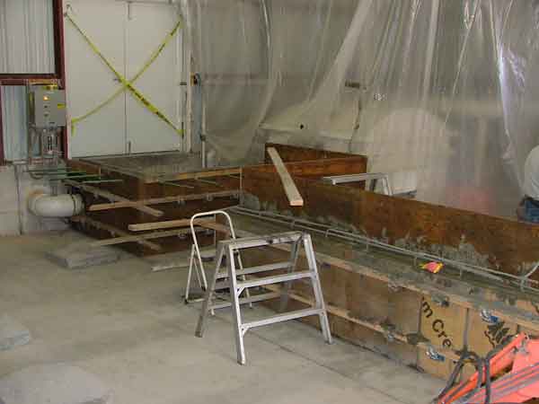 Fisheries Experiment Station flooring