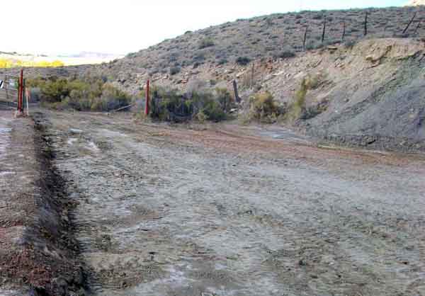 Lower Starvation Parking Area: Before
