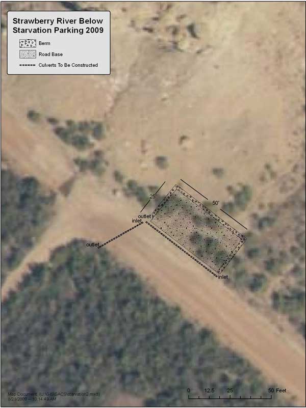 Map for starvation upper lot 