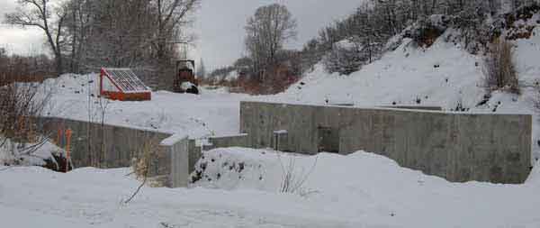 Tabby Diversion Concrete Work Complete
