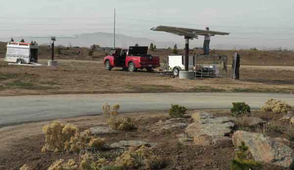 Utah Botanical Center solar panel install 11-20-09