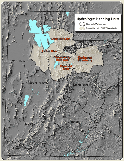 Central Utah Project Watersheds