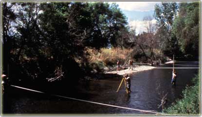 Measuring Provo River flows