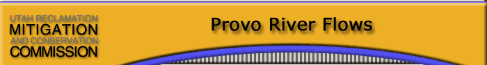 Provo River flows